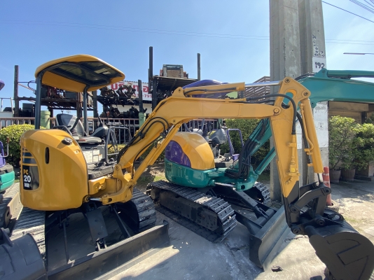 รถขุดเล็ก Komatsu PC20MR-2 เก่านอก สภาพสวยมากๆ พร้อมไลน์แย็ก  ติดต่อ 0874880101