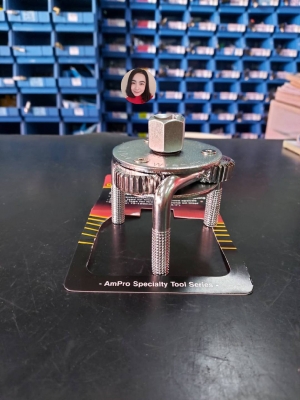 ตัวถอดกรองน้ำมันเครื่อง ถอดกรอง ถอดไส้กรองแบบสามขา รุ่น ขากลม  แบบต่อขันบล็อก ขนาด75 - 120MM