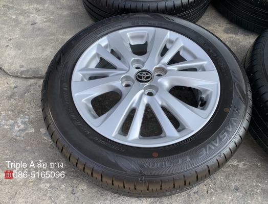 ล้อแม็กป้ายแดง Toyota Yaris Ativ ขอบ 15 พร้อมยางใหม่ป้ายแดง 185-60-15 Dunlop ปี 19 สวยกริ๊บ ล้อแม็กป้ายแดง Toyota Yaris Ativ ขอบ 15 พร้อมยางใหม่ป้ายแดง 185-60-15 Dunlop ปี 19 สวยกริ๊บ