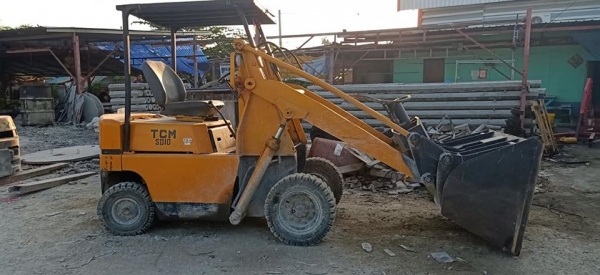 รถตักล้อยางราคาถูก พร้อมใช้