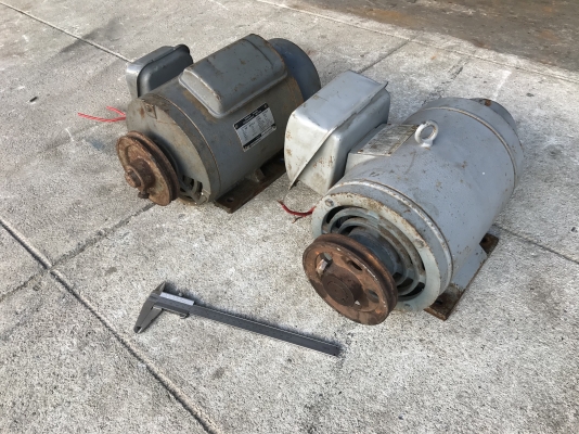 ขายมอเตอร์ไฟฟ้า Mitsubishi และ Hitachi 2HP. 1450RPM. 220V ไฟบ้าน สภาพสวยเดิมๆ หมุนนิ่ม รุ่นโครงเหล็กหล่อ แข็งแรง พร้อมใช้งาน