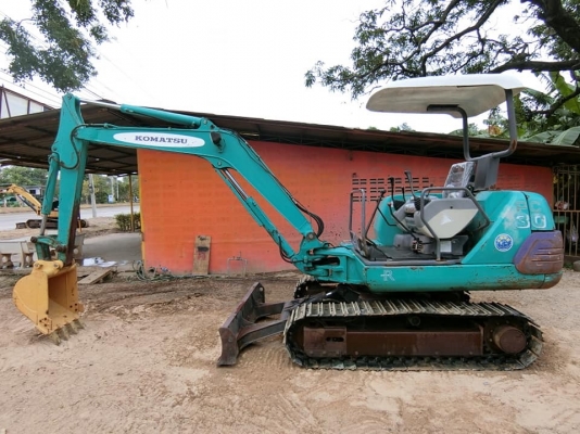 ขายรถขุดแบคโฮเก่านอกแท้ สวยเดิมๆ ยี่ห้อ : KOMATSU 30-7 ขนาดPc-30 #คอลโทนสั้นปั๊มนิ้ว แทรคเหล็กใหม่ เครื่องแน่น ระบบไว รถพร้อมใช้งาน เอกสารใบอินวอยครบ       ????ราคา 430,000 ต่อรองได้???? ☎️ติดต่อ 096-3268553 (สถิตย์พันธ์) ????ID LINE 0963268553 ร้านรุ่งเจ