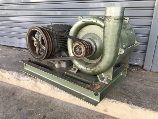 ขายชุดโบลเวอร์แรงดันสูงดูด-เป่าอากาศ Atomic 5HP. 220V(3สาย)พร้อมแปลงไฟครับ เก่าญี่ปุ่น made in Japan ขนาดท่อ 3นิ้ว สภาพสวย หมุนนิ่ม ลมแรงมาก พร้อมใช้งาน