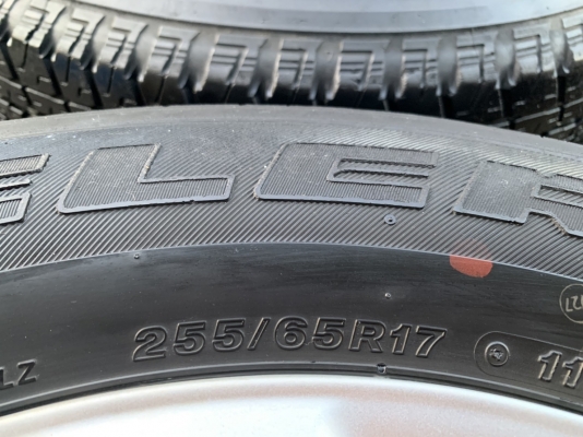 ล้อแม็ก ISUZU V-CROSS ขอบ 17 แถมยาง Bridgestone 255-65-17 ปี 14