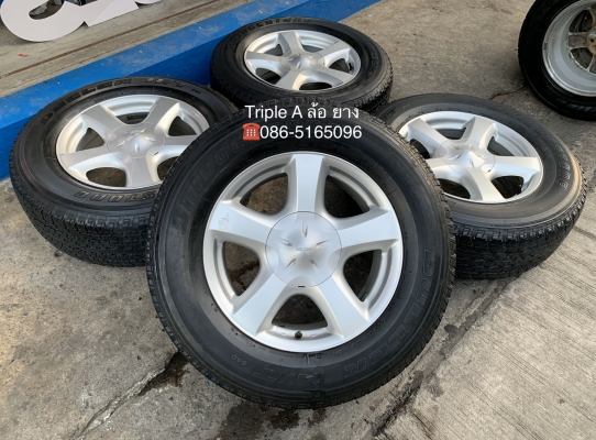 ล้อแม็ก ISUZU V-CROSS ขอบ 17 แถมยาง Bridgestone 255-65-17 ปี 14