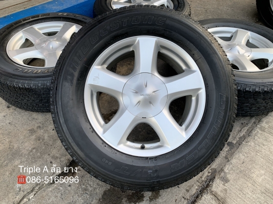 ล้อแม็ก ISUZU V-CROSS ขอบ 17 แถมยาง Bridgestone 255-65-17 ปี 14 ล้อแม็ก ISUZU V-CROSS ขอบ 17 แถมยาง Bridgestone 255-65-17 ปี 14