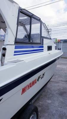 ขายเรือ MIYAMA 25ฟุต(สวยมาก)พร้อมใช้งาน
