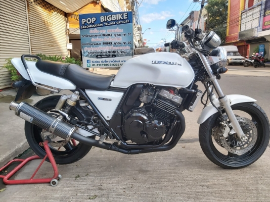 ขาย HONDA CB400 ปี97 เวอร์ชั่นS เดิมๆ มีท่อแต่ง เซอร์วิสมาใหม่ ตั้งวาล์ว ล้างคาร์บู ของเหลวเปลี่ยนให