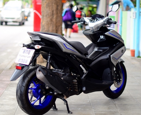 aerox ปี2018 สีเทา ท๊อปเบรค ABS กุญแจสมาทคีย์ เครื่องเดิม 49900
