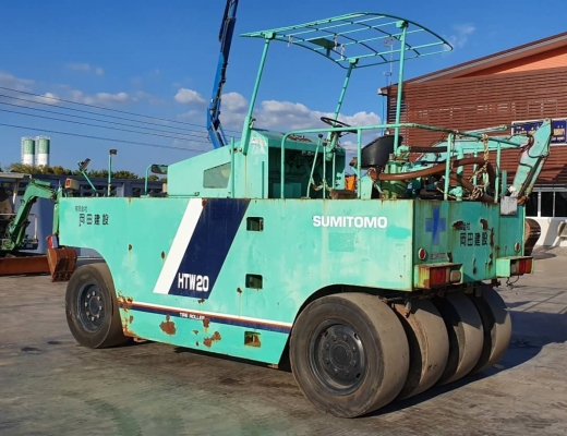 ขายด่วนลดกระหน่ำราคาพิเศษ425,000บาท.รถบด.ล้อยางซูมิโตโมรุ่นใหม่7ล้อยางขนาด9ตันหน้ายางหลังยางระบบทำงานดีเป็นรถนอกเพื่งนำเข้ามาใหม่จากญี่ปุ่นสีเดิมๆรถสวยสถาพดรยังไม่เคยใช้งานในไทยเลย