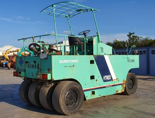 ขายด่วนลดกระหน่ำราคาพิเศษ425,000บาท.รถบด.ล้อยางซูมิโตโมรุ่นใหม่7ล้อยางขนาด9ตันหน้ายางหลังยางระบบทำงานดีเป็นรถนอกเพื่งนำเข้ามาใหม่จากญี่ปุ่นสีเดิมๆรถสวยสถาพดรยังไม่เคยใช้งานในไทยเลย