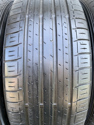 ล้อแม็ก Honda Civic FC ขอบ 16 สีดำหน้าเงา พร้อมยาง 215-55-16 Dunlop ปี 16 สภาพดี