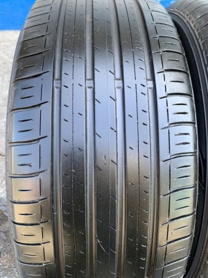 ล้อแม็ก Honda Civic FC ขอบ 16 สีดำหน้าเงา พร้อมยาง 215-55-16 Dunlop ปี 16 สภาพดี