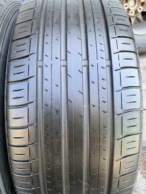ล้อแม็ก Honda Civic FC ขอบ 16 สีดำหน้าเงา พร้อมยาง 215-55-16 Dunlop ปี 16 สภาพดี