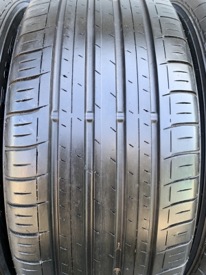ล้อแม็ก Honda Civic FC ขอบ 16 สีดำหน้าเงา พร้อมยาง 215-55-16 Dunlop ปี 16 สภาพดี