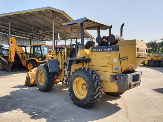 ขายรถตักล้อยาง ยี่ห้อ KOMATSU WA100-3 นำเข้าจากญี่ปุ่นแท้ 100\% สภาพสวย ไม่เคยใช้งานในไทย ขายรถตักล้อยาง ยี่ห้อ KOMATSU WA100-3 นำเข้าจากญี่ปุ่นแท้ 100\% สภาพสวย ไม่เคยใช้งานในไทย