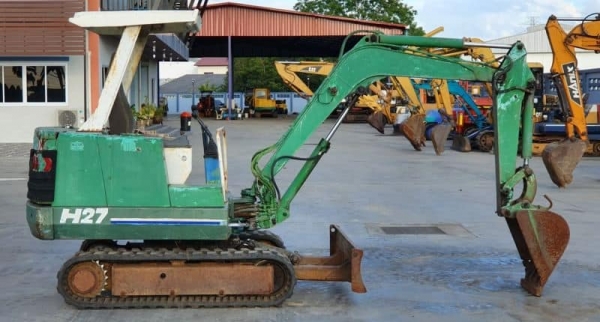 ขายด่วนราคาพิเศษ165,000฿รถแบคโฮมิสซูฮานีคH27เทียบเท่าPC30เครื่องมิสซูตัวใหม่4สูบคอลโทลสั้นปั่มแรงรถนอกเพิ่งนำเข้ามาใหม่ยังไม่เคยใช้งานในเมืองไทยเลย เครื่องดีปั้มเเรงพร้อมใช้บูมอาร์มสวยช่างล่างดีรถสวยเร็วแรงไม่โหลดพร้อมใช้เดิมๆเอกสารอินวอยล์