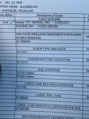 ขาย คันละ 98,000 -115,000 รถตักล้อยาง TCM BOBCAT 725 และ 753 สภาพเก่านอกสวยพร้อมใช้. เอกสารอินวอยท์ รถอยู่ ร้อยเอ็ด 090-772-3710 090-772-3708 ขาย คันละ 98,000 -115,000 รถตักล้อยาง TCM BOBCAT 725 และ 753 สภาพเก่านอกสวยพร้อมใช้. เอกสารอินวอยท์ รถอยู่ ร้อยเอ็ด 090-772-3710 090-772-3708