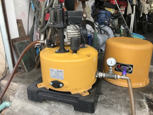 ขายปั๊มน้ำอัตโนมัติ Mitsubishi 200W สภาพสวย หมุนนิ่ม ตรวจเช็คแรงดันเรียบร้อย ไม่มีรั่วซึม พร้อมใช้งาน ราคา 2,800 บาทพร้อมส่งครับ