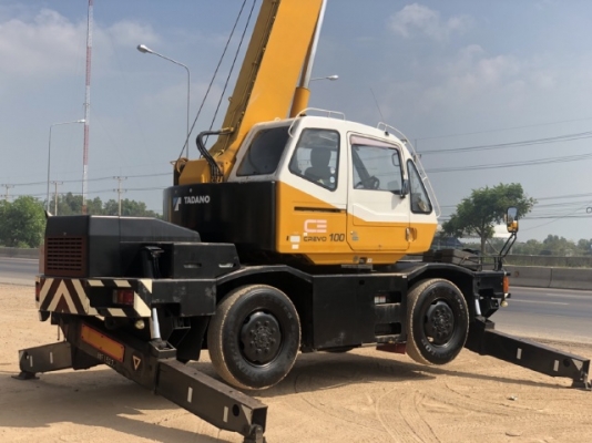 ขายรถเครน TADANO TR100M-1 (ขนาด 10 ตัน) ปี 1995 นำเข้าเองจากญี่ปุ่น สภาพสวยพร้อมใช้งาน มีVDOการทำงาน
