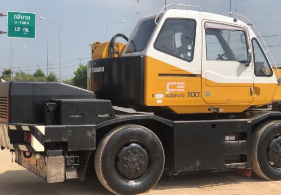 ขายรถเครน TADANO TR100M-1 (ขนาด 10 ตัน) ปี 1995 นำเข้าเองจากญี่ปุ่น สภาพสวยพร้อมใช้งาน มีVDOการทำงาน