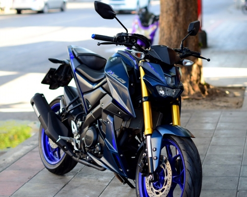 M slaz สีนํ้าเงิน เข้มโลโก้นู้น ลายใหม่ล่าสุด รถสวย 58900