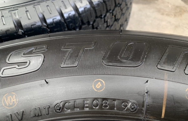 ยางป้ายแดง 245-70-16 Bridgestone ปี 19 ตุ่มเด้งๆทุกเส้น ยางป้ายแดง 245-70-16 Bridgestone ปี 19 ตุ่มเด้งๆทุกเส้น