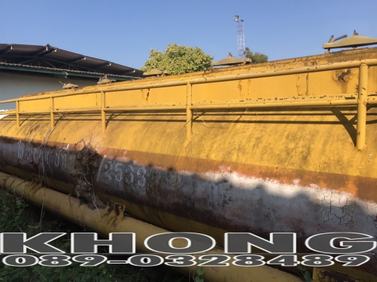 ขายด่วน ถังน้ำมัน ใส่10ล้อ 15000 ลิตร สภาพดี สีมีร่อน ขาย 50000 บาท