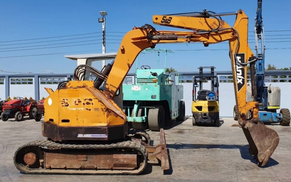 ขายด่วน205,000บาทรถแบคโฮมิสซูฮานิคMS50หนัก5ตันรถแบคโฮมิสซูฮานิคเครื่อง4สูบดีปั่มแรงรถนอกเพิ่งนำเข้ามาใหม่ยังไม่เคยใช้งานในเมืองไทยเลย