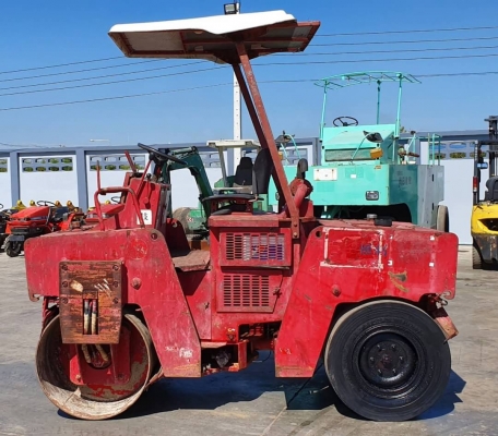 ขายด่วนลดกระหน่ำราคาพิเศษ195,000บาท.รถบดเอวอ่อน    โปแม็กสั้นสะเทือน.โปแม็กขนาด3.5ตันหน้าหล็กหลังยางระบบทำงานดีสั้นสะเทือนได้ดีเป็นรถนอกเพื่งนำเข้ามายังไม่เคยใช้งานในไทยเลย