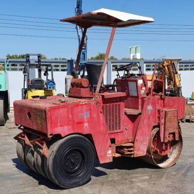 ขายด่วนลดกระหน่ำราคาพิเศษ195,000บาท.รถบดเอวอ่อน    โปแม็กสั้นสะเทือน.โปแม็กขนาด3.5ตันหน้าหล็กหลังยางระบบทำงานดีสั้นสะเทือนได้ดีเป็นรถนอกเพื่งนำเข้ามายังไม่เคยใช้งานในไทยเลย