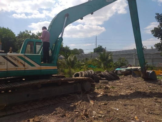 ขายรถแบคโฮ KOBELCO MARK3 บูมยาว