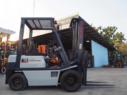 ขายโฟล์คลิฟท์ นำเข้าญี่ปุ่น เสาเข้าตู้ 4.5 เมตร Full-Free KOMATSU FG15-15 ยกได้ 1.5 ตัน เบนซิน เกียร์คลัทช์ ขายโฟล์คลิฟท์ นำเข้าญี่ปุ่น เสาเข้าตู้ 4.5 เมตร Full-Free KOMATSU FG15-15 ยกได้ 1.5 ตัน เบนซิน เกียร์คลัทช์