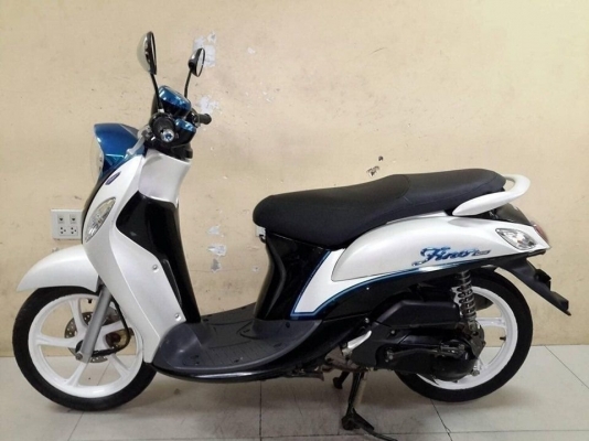 Yamaha Fino 125 fi deluxe ตัวท็อป รีโมท โฉมใหม่ล่าสุด สภาพนางฟ้า 4200 กม. เอกสารครบพร้อมโอน
