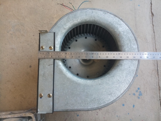 โบลเวอร์ดูดควัน และกลิ่น มอเตอร์ 1/2 HP ใช้ไฟ 220V