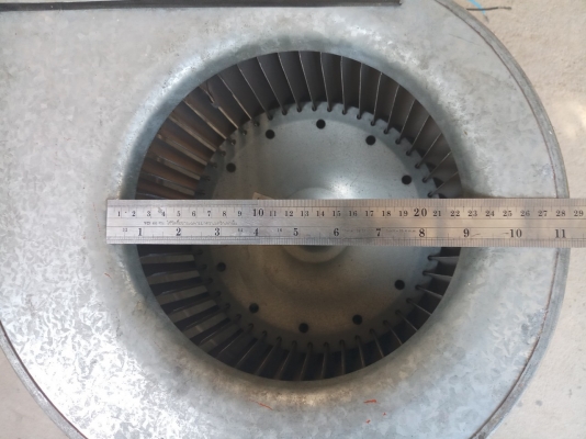 โบลเวอร์ดูดควัน และกลิ่น มอเตอร์ 1/2 HP ใช้ไฟ 220V