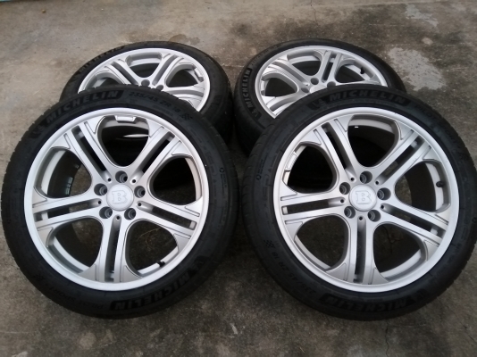 ล้อBRABUS ขอบ18 พร้อมยาง Michelin Ps4 235 45 18 ปลายปี17 ราคาไม่แพง