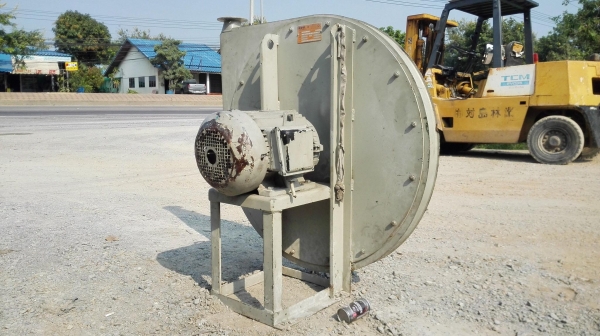 โบลเวอร์ดูดเป่าอากาศแรงดันสูงของอิตาลี่ S.P.A. ITALY ขนาด 7.5 HP 2 POLE 380V ใบพัด 36&rdquo; ท่อเข้าออก 4&rdquo;- 2&rdquo;