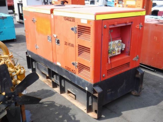 New arrival!! GENERATOR SET FROM SPAIN ชุดเครื่องกำเนิดไฟฟ้า /เครื่องปั่นไฟ จากประเทศสเปน ยี่ห้อ:PROMAC -S20KS ผลิตกระแสไฟฟ้า 20KVA