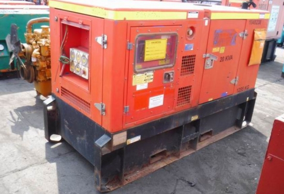 New arrival!! GENERATOR SET FROM SPAIN ชุดเครื่องกำเนิดไฟฟ้า /เครื่องปั่นไฟ จากประเทศสเปน ยี่ห้อ:PROMAC -S20KS ผลิตกระแสไฟฟ้า 20KVA