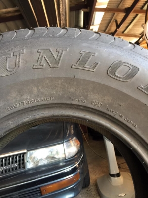 DunLop Grandtrek PT1 265/70/15 Made in japan DunLop Grandtrek PT1 265/70/15 Made in japan