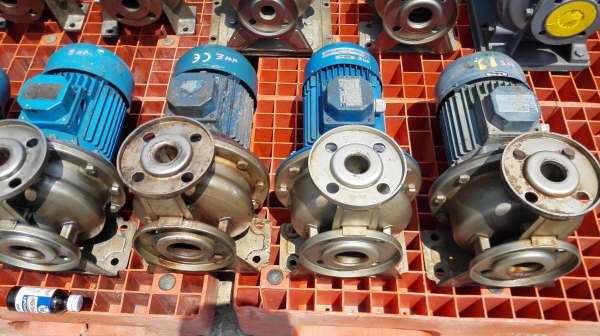 ปั้มน้ำหอยโข่งหัวสเตนเลส EBARA ITALY ขนาด 3 HP 380V ท่อ 2&rdquo;-1&rdquo; Hmax : 35.5 m / Q : 6-20 m3/h