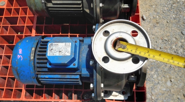 ปั้มน้ำหอยโข่งหัวสเตนเลส EBARA ITALY ขนาด 3 HP 380V ท่อ 2&rdquo;-1&rdquo; Hmax : 35.5 m / Q : 6-20 m3/h