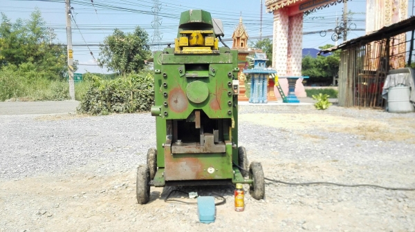 เครื่องตัดเหล็กอเนกประสงค์ KCM Taiwan ระบบพู่เล่สายพานขับเคลื่อน สามารถตัดเหล็กชิ้นงานได้ 8 แบบ เหล็กเพลา/กลม/กล่อง/เหลี่ยม/ฉาก/แบน/เจาะรูตามแบบพิมพ์ต่างๆ ระบบไฟ 380V สภาพสวยพร้อมใช้