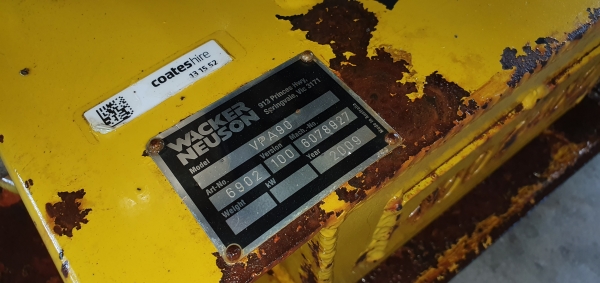 เครื่องตบดิน .45 x .60  พร้อมใช้