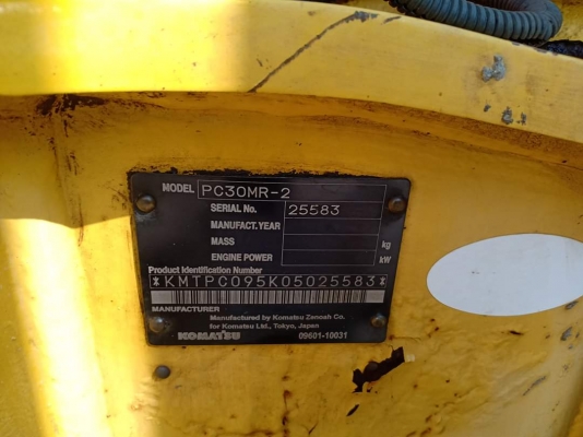 ขาย..KOMATSU PC30MR-2. เก่านอกแท้  เดิมๆๆสภาพสวย ใช้งานมาน้อย โทร 089-3818694 จ๊อย