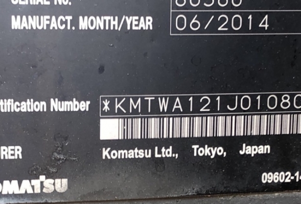 ขายรถตักล้อยาง KOMATSU WA320-7 ปี 2014 รถนอกนำเข้าเองจากญี่ปุ่น สภาพสวยพร้อมใช้ มีVDOการทำงานครับ