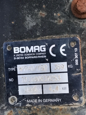 ขายรถบด ตบดินBOMAG ดีเซล สตาร์ทไฟฟ้า สภาพเดิมๆจากญี่ปุ่น 45,000เท่านั้น!!