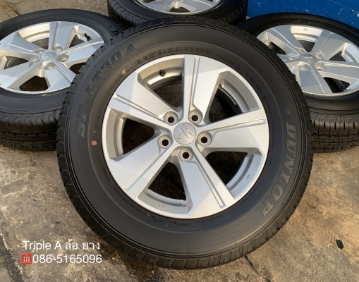 ล้อแม็กป้ายแดง Mitsu Triton รุ่นใหม่ล่าสุด ขอบ 16 พร้อมยางใหม่ป้ายแดง 215-70-16 Dunlop ปี 19 สวยกริ๊บ ล้อแม็กป้ายแดง Mitsu Triton รุ่นใหม่ล่าสุด ขอบ 16 พร้อมยางใหม่ป้ายแดง 215-70-16 Dunlop ปี 19 สวยกริ๊บ