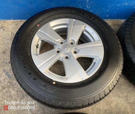 ล้อแม็กป้ายแดง Mitsu Triton รุ่นใหม่ล่าสุด ขอบ 16 พร้อมยางใหม่ป้ายแดง 215-70-16 Dunlop ปี 19 สวยกริ๊บ ล้อแม็กป้ายแดง Mitsu Triton รุ่นใหม่ล่าสุด ขอบ 16 พร้อมยางใหม่ป้ายแดง 215-70-16 Dunlop ปี 19 สวยกริ๊บ